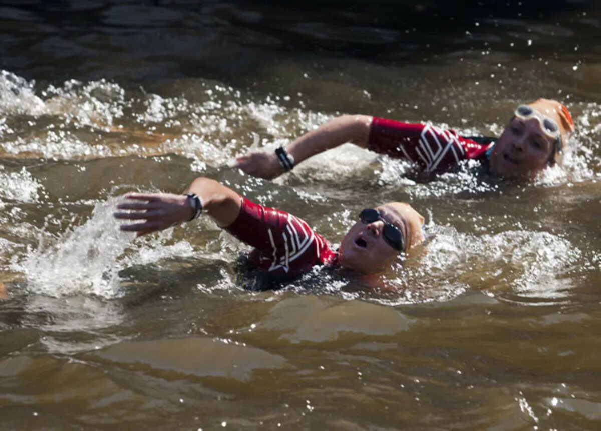 Плавание в реке. Плавание Гудзона. River Water Test. Political comedian Hudson River swimming immune System.