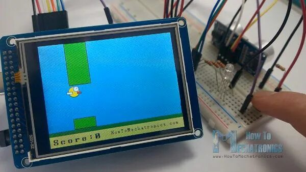 Colour lcd display
