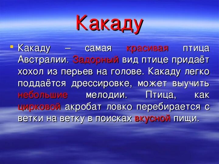 Род какаду в русском. Какаду прилагательное к слову. Какаду род существительного. Прилагательные к Какаду. Существительное мужского рода Какаду.