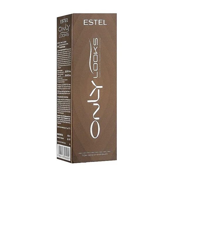 Estel only looks. Краска для бровей эстель 602. estel only looks краска для бровей. краска для бровей estel professional only looks. краска эстель чёрная для бровей estel.