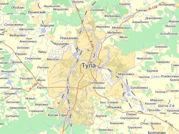 Где находить тула. Ленинский район Тула на карте. Тула на карте России с городами. Г Тула на карте России. Тула расположение на карте России.