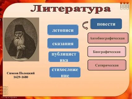 Новые жанры в литературе 17 века