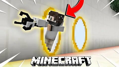 Майнкрафт portal gun
