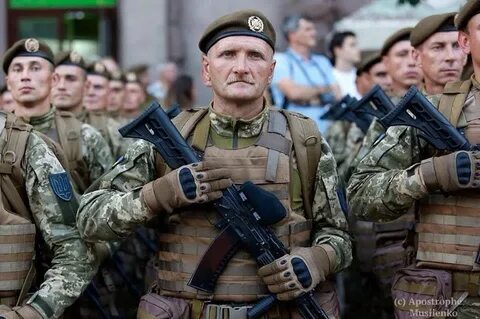 Бойцы украины