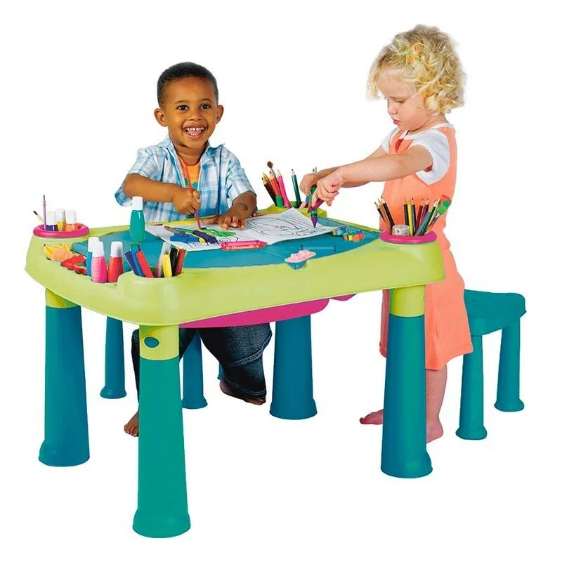 Детские столы спб. Стол Keter Creative. Keter стол детский. Песочница-столик Keter Sand & Water. Комплект Palau Toys стол + стул.