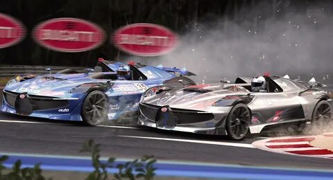Bugatti гонка