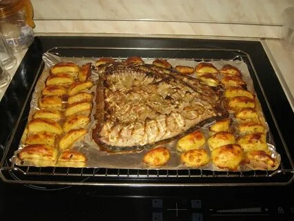 Сазан в духовке с овощами рецепты