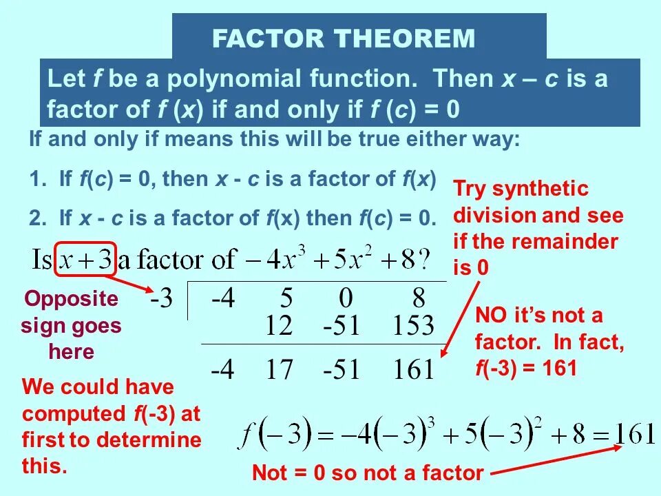 Zeros of function. Factor theorem. remainder theorem. polynomial remainder theorem. polynomial function.