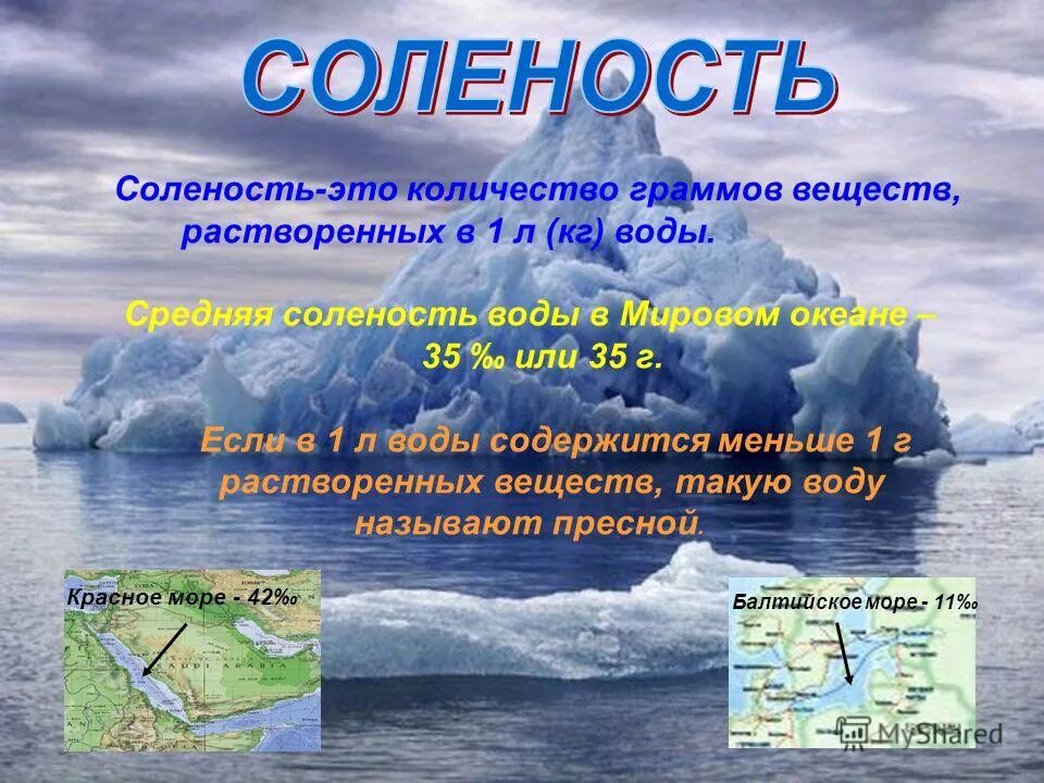 Вода мирового океана составляет. Свойства вод мирового океана. Свойства океанической воды. Характеристика вод мирового океана. География 6 класс соленость воды.