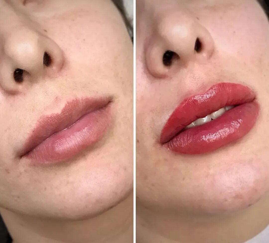 татуаж губ помадный эффект зажившие. перманент губ до и после. заживший татуаж губ помадный эффект. татуаж губ контур с растушевкой. сколько держится перманент губ.