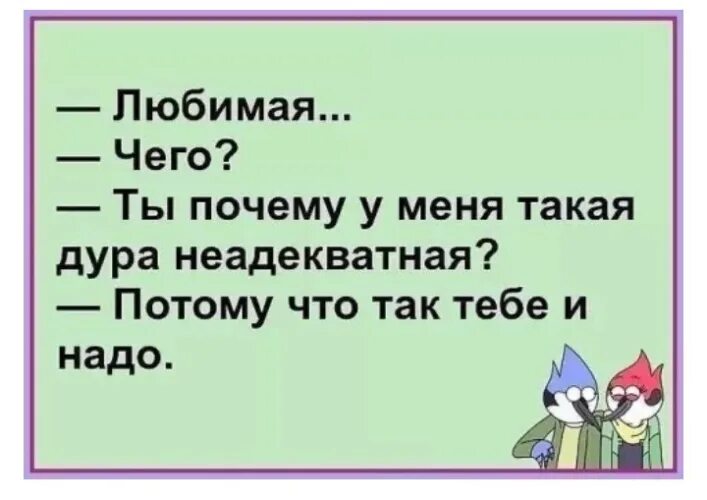 Смех юмор. Так тебе и надо. Лента по интересам юмор. Почему ты у меня такая неадекватная. Я у мамы та еще дура green