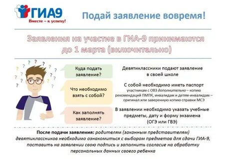 Сведения о гиа