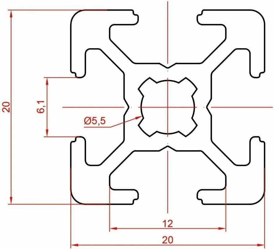 алтервиа. проспект стачек 45к2. алтервиа. поставки оборудования и комплектующих. конструкционный профиль 1 паз.