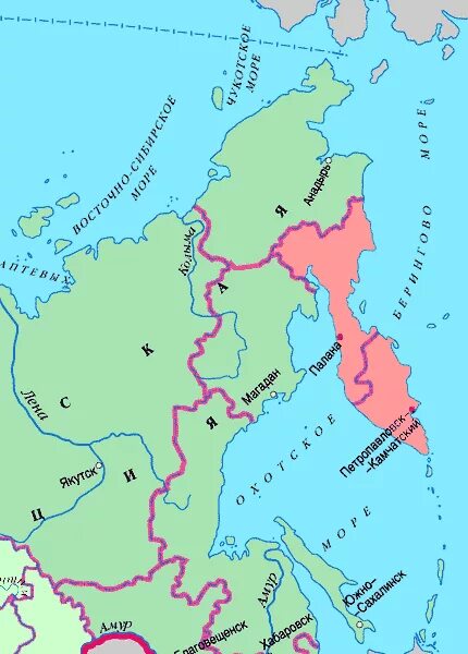 Показать карту где находится камчатка. П-ов Камчатка на карте России. Полуостров Камчатка на карте. Где расположена Камчатка на карте России. Камчатский полуостров на карте Евразии.