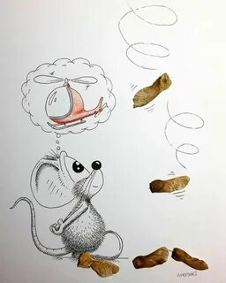 Карандаш поймал как мышку