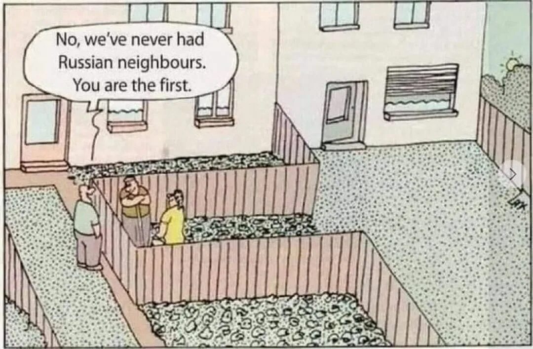The russians are getting better. Проходной двор мем. russian neighbours. neighbors jokes. the neighbors garden комикс.