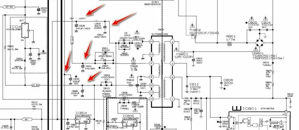 Неисправность телевизора звук есть изображения нет. Схема тв lg 21fu1rg z3. lg mc-059c схема. схема тв lg 21fs6rg шасси mc 059c. блок питания телевизора lg 32ln541u.