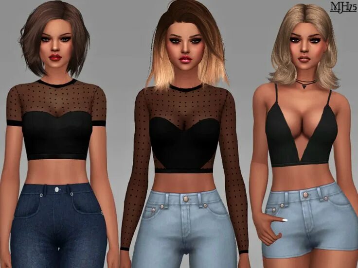 Мод под основу мода. Симс 4 топ. SIMS 4 Fashion. Сетчатый топ симс 4