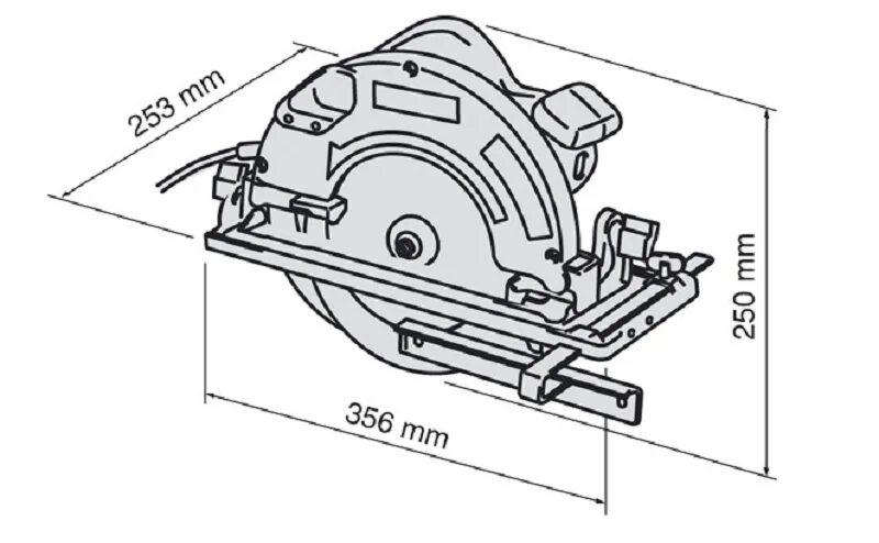 Размеры дисковой пилы. Makita 5705r. Дисковая пила Makita 5705r. Циркулярная пила Makita 5604 замасть чертеж. Дисковая пила Парма 255д габариты.