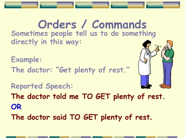 Order command. Reported Speech requests. Reported Speech Commands. Reported Speech Commands and requests. Reported requests and Commands правило.