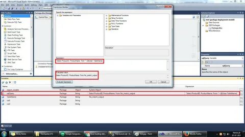 1. Evaluate your SQL Statement. 