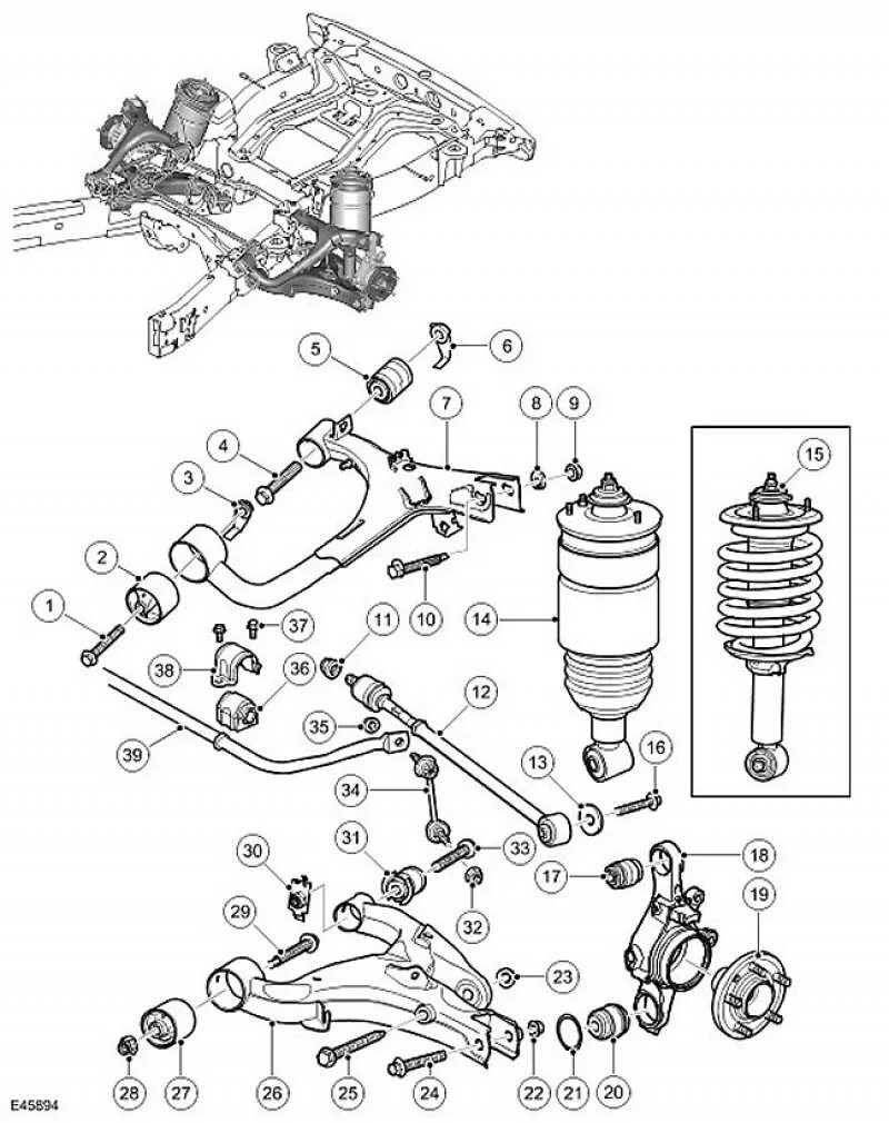 Схемы дискавери 3. Задняя подвеска Land Rover Discovery 3. Схема задней подвески Дискавери 3. Задняя подвеска Дискавери 3 схема. Задняя подвеска Рейндж Ровер 320.