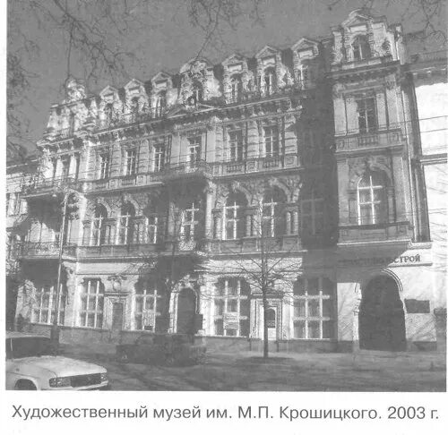 Художественный музей крошицкого. Художественный музей крошицкого