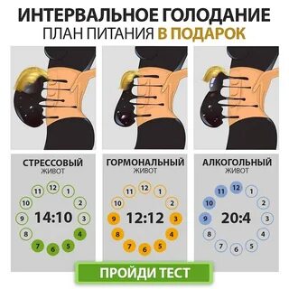 Интервальное голодание можно похудеть