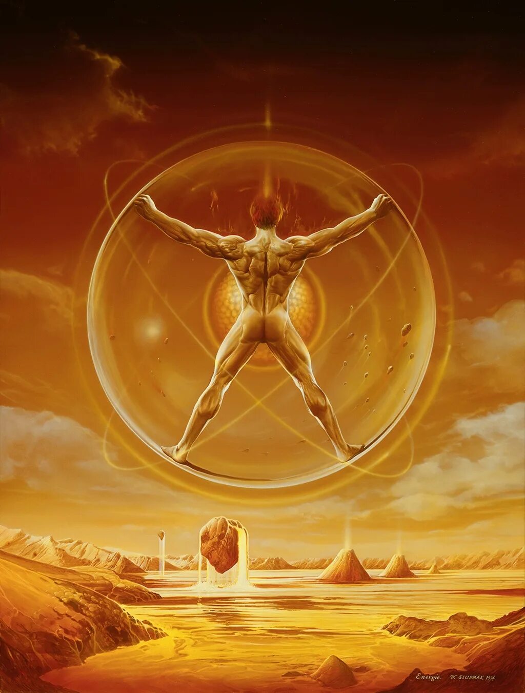 Человек в шаре. Пробужденный человек. Повелительница стихий. Сила духов. Бог равновесия.