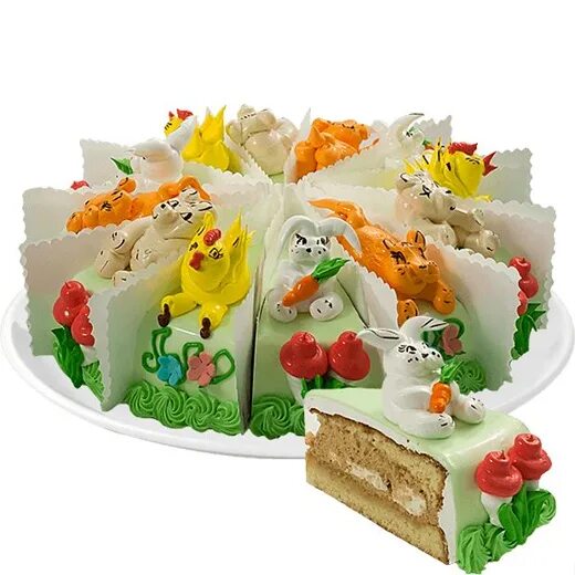 Заказ торта фабрика. Порционные детские торты. Торт на детский др порционный. Торт с порционными кусочками. Замок любви Саратов детские торты.