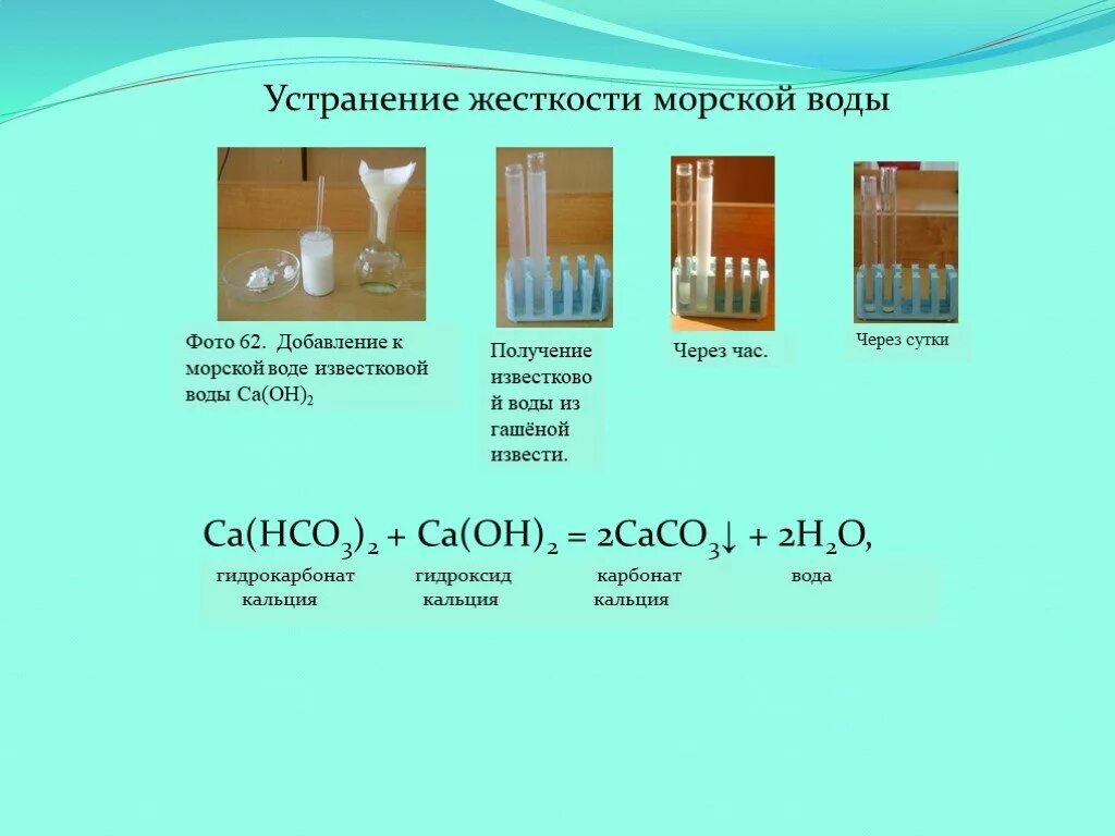 Реакция карбоната кальция с углекислым газом. Реакция карбоната кальция с углекислым газом