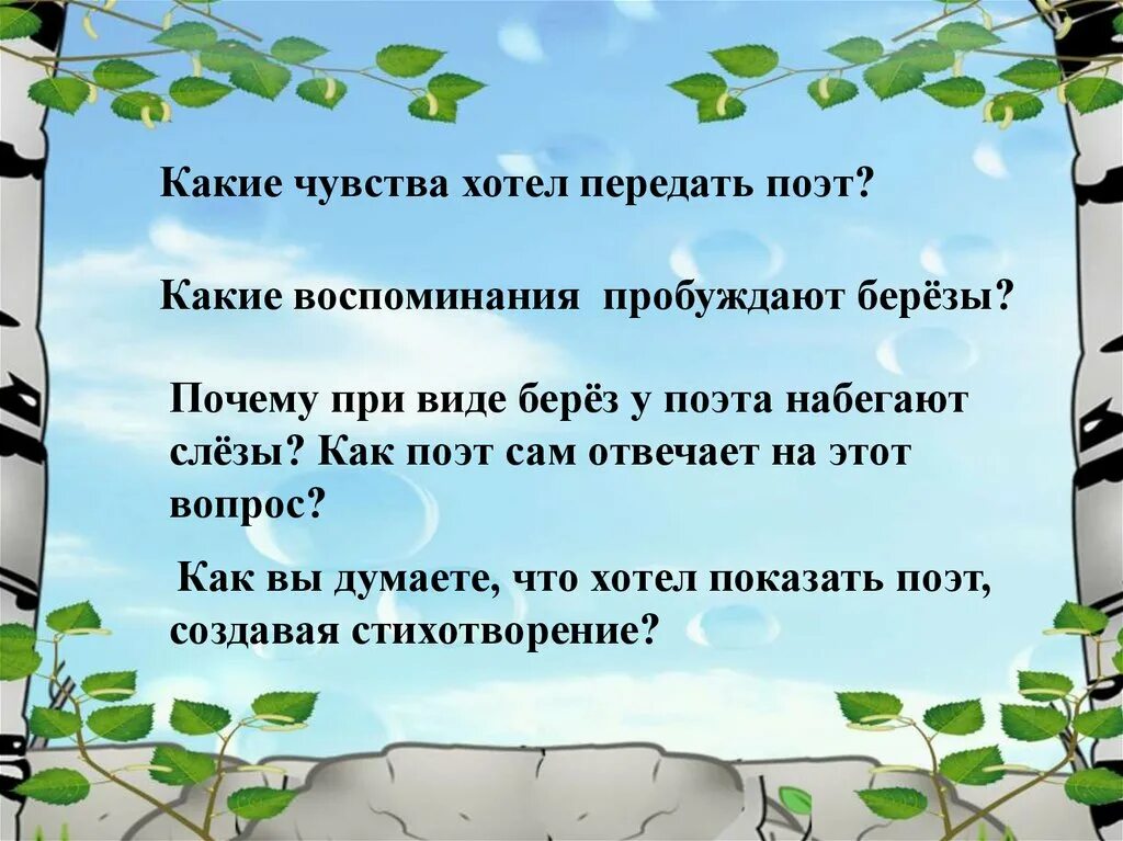 Стихотворение берёзы рубцов. Презентаций рубцов березы. Информация передача природа