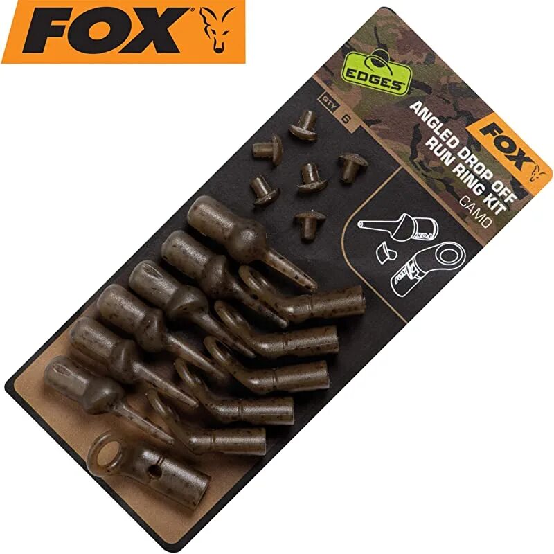 Fox edges. Набор для скользящей оснастки Fox Edges Run Ring Kit. Набор для скользящей оснастки Fox Edges Angled Drop off Run Ring Kit. Fox камуфляжный набор для скользящей безопасной клипсы Edges. Набор скользящей оснастки Running Rig Kit.