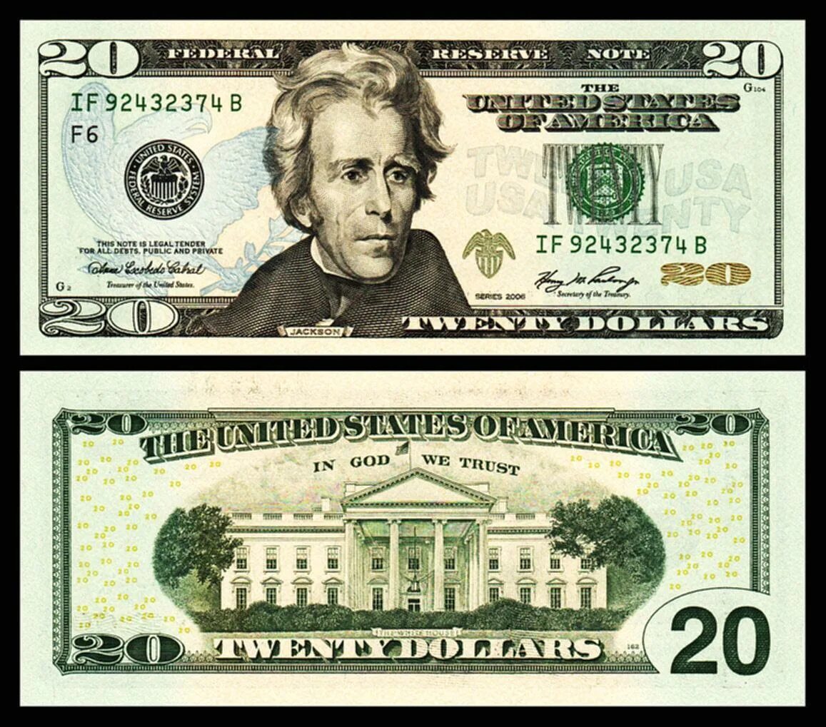 20 Долларов США. Доллары 2009 года выпуска. Доллар 20 f6. 20 Долларов 2006. 2006 долларов в рублях