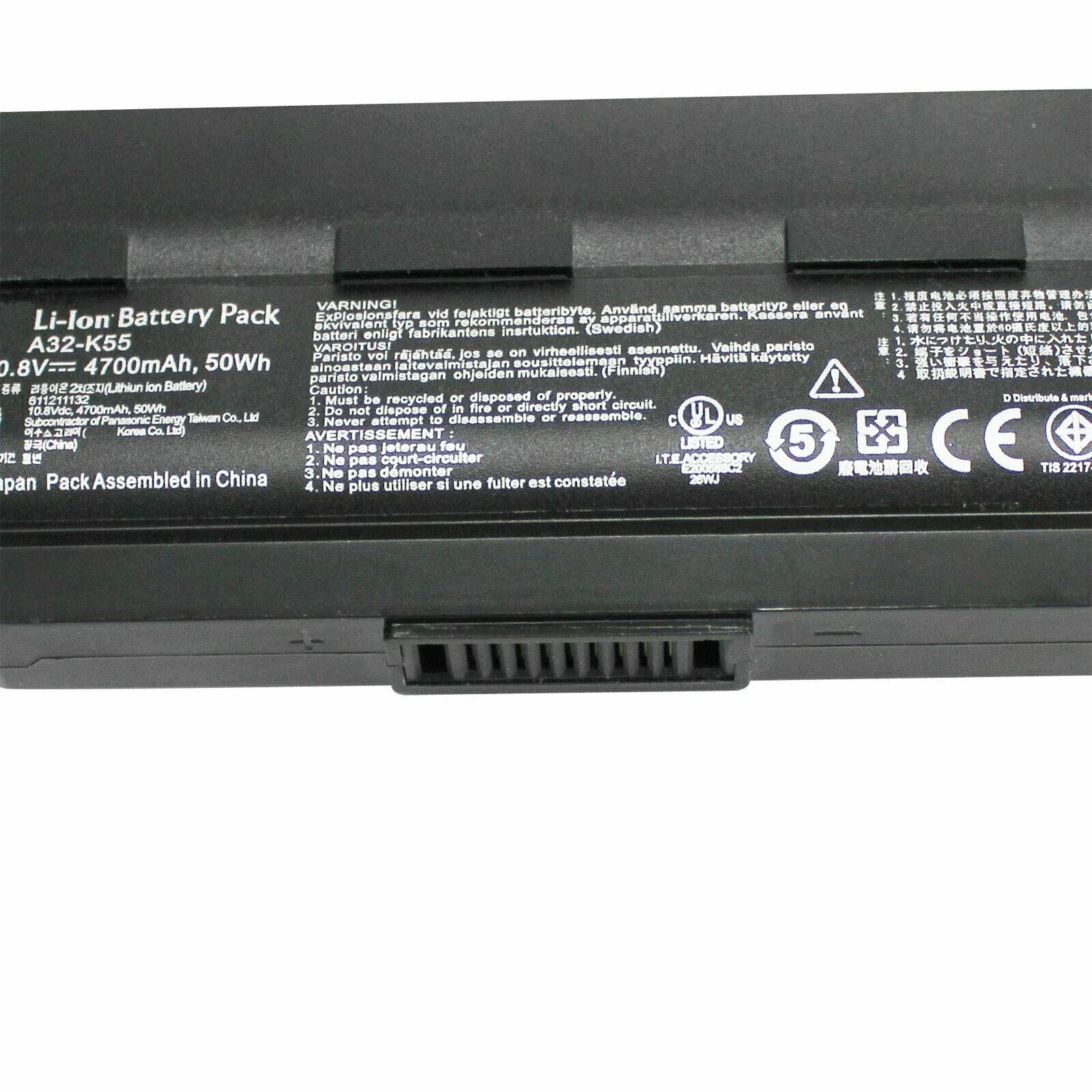 Lon battery. Li-ion Battery Pack a32-k55. ASUS li-lon Battery Pack a41-k52. ASUS li ion Battery Pack a32 x51. ASUS li-ion Battery Pack a32 k53 полярность.