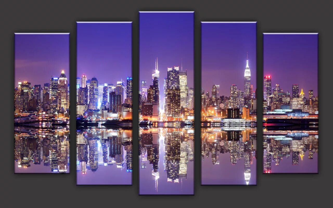 Модульная картина город екатеринбург. Настенные модульные картины. Модульные постеры на стену. Москва сити. Модульная картина ночной город.