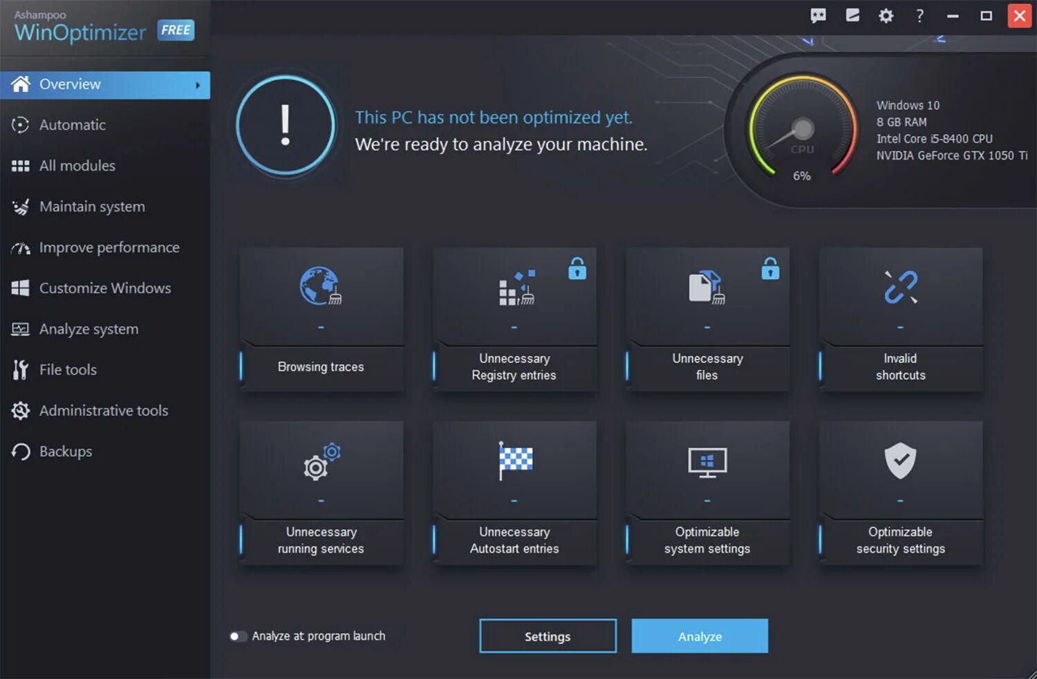 Утилиты для оптимизации windows. Ashampoo winoptimizer. программы для оптимизации виндовс. интересные программы для пк. winoptimizer 17 ключ.