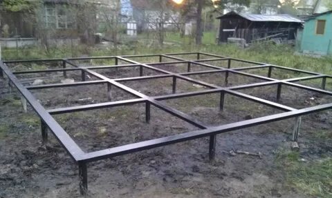 Фундамент для металлического каркаса