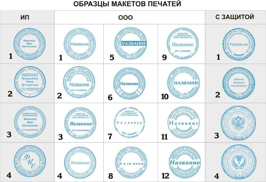 Что входит в печать. Круглая печать для документов. Образец печати ИП для документов. Печать фирмы образец. Образцы печатей и штампов.