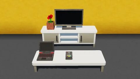 Minecraft furniture mod tv