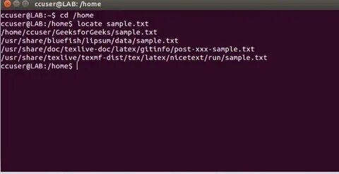 Locate linux