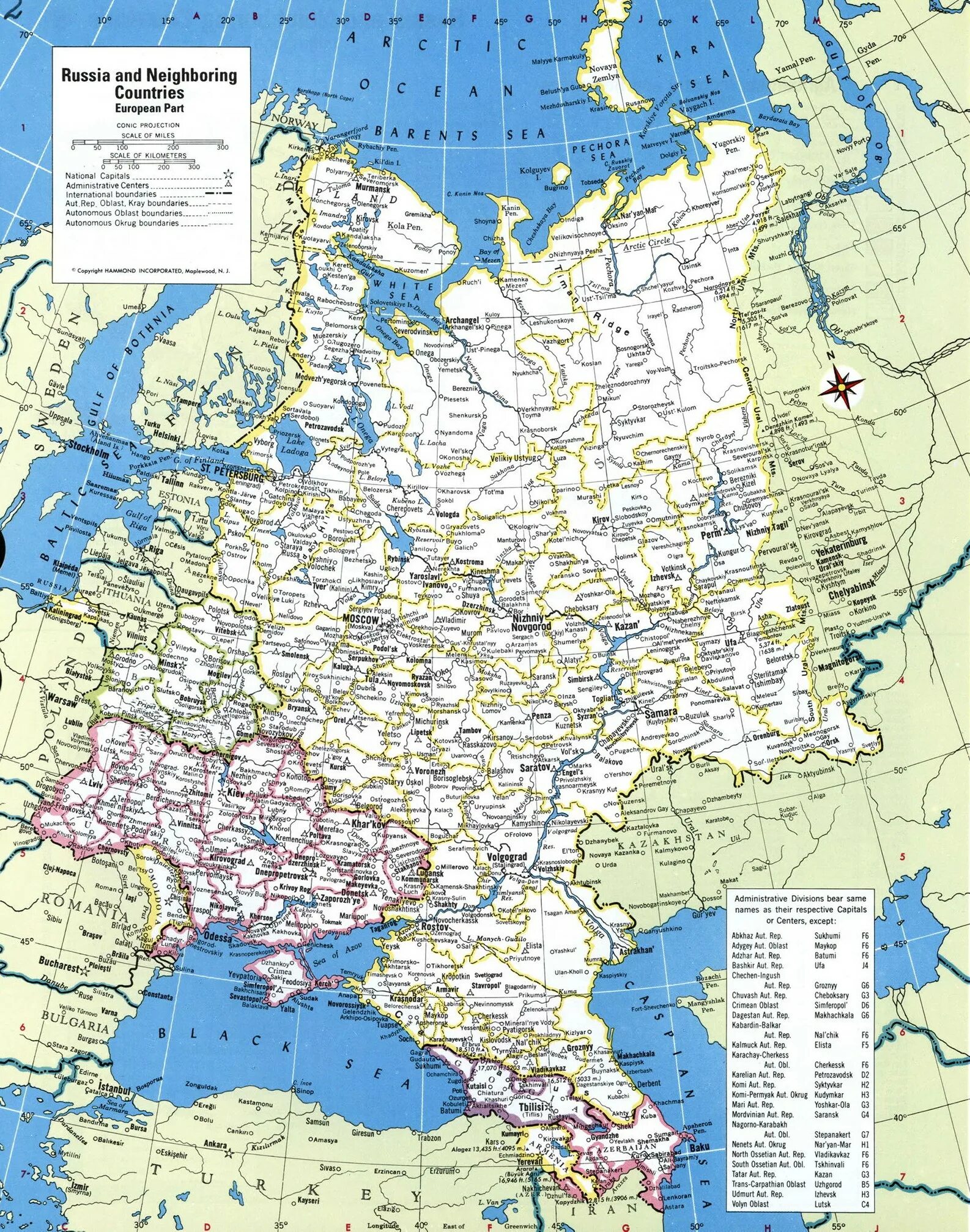 Т в европейской россии