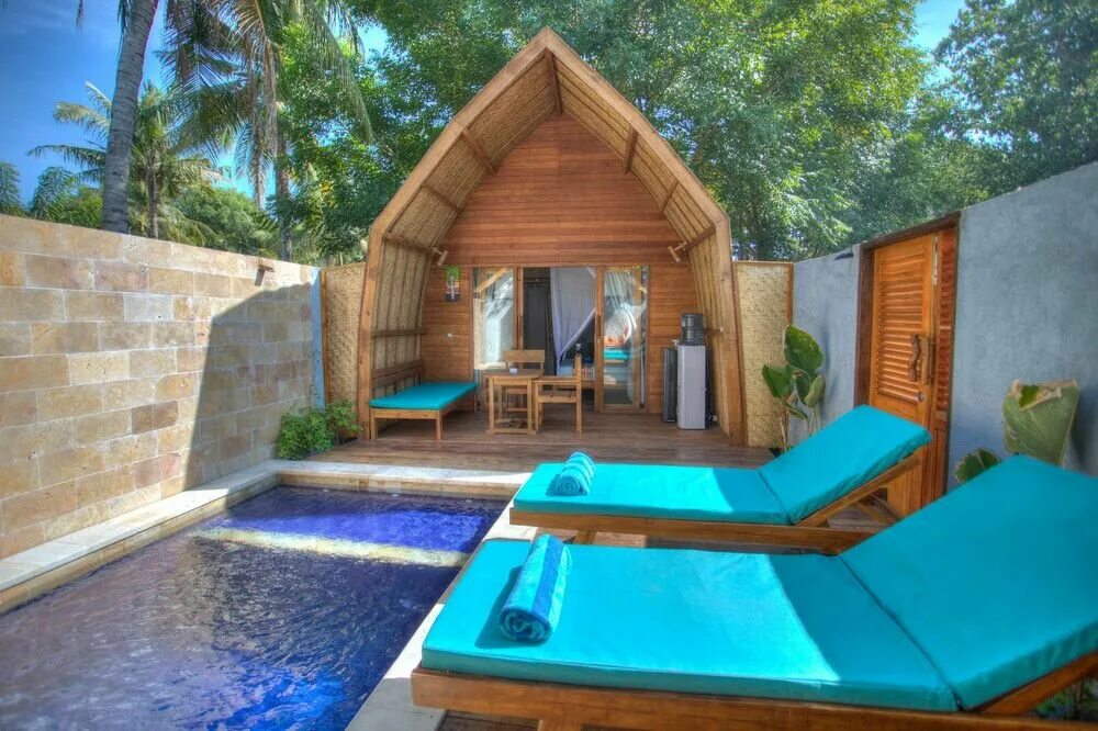 Private pool villas