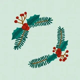 Christmas leaves