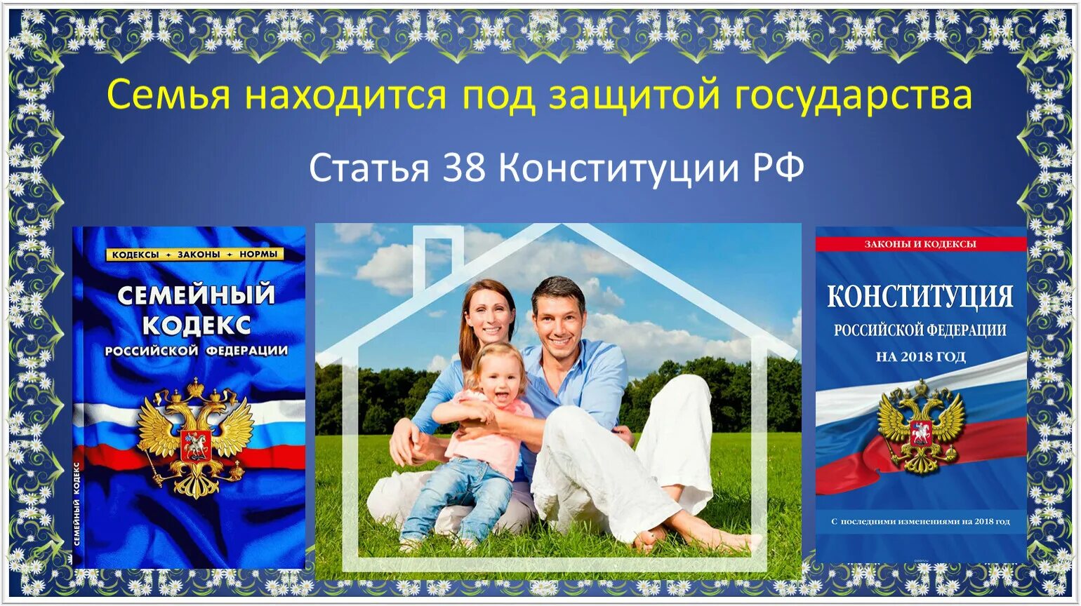 Примеры семей россии. Защита семьи. Под защитой государства. Конституция семьи. Семья под защитой.