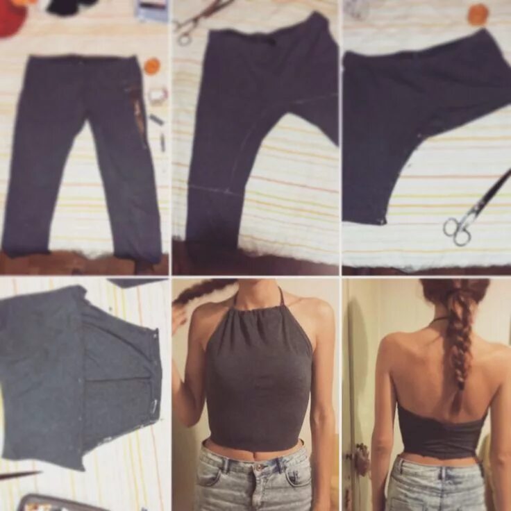 Одежда для пупса из носка. Топик из старой футболки. Одежда для кукол барби своими руками без шитья. Делаем легко одежду. Делаем легко одежду.