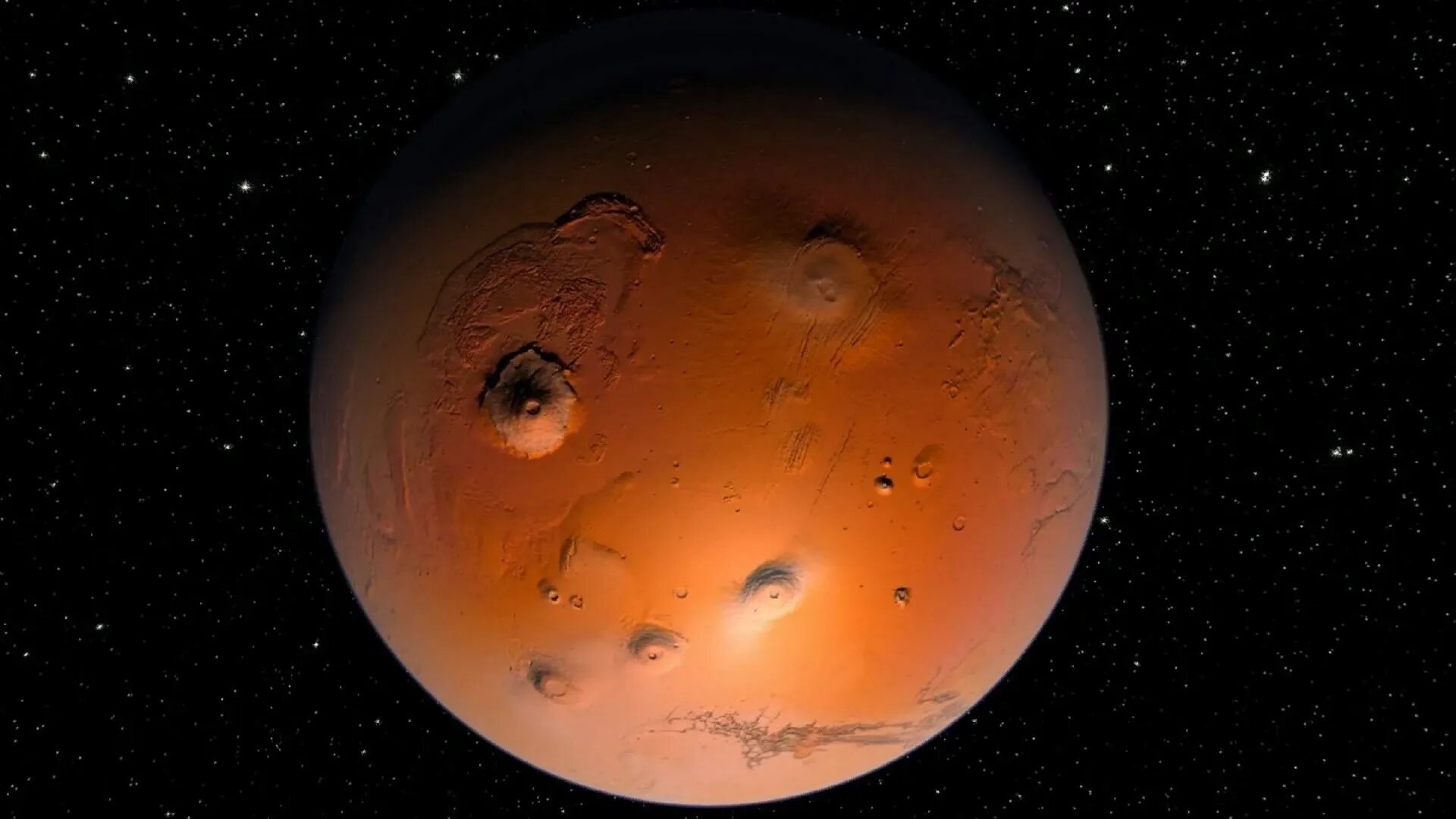 Самый большой вулкан солнечной системы находится. Гора Олимп на Марсе. Марс Планета гора Олимп. Марианский потухший вулкан гора Олимп. Олимп – это потухший Марсианский вулкан..