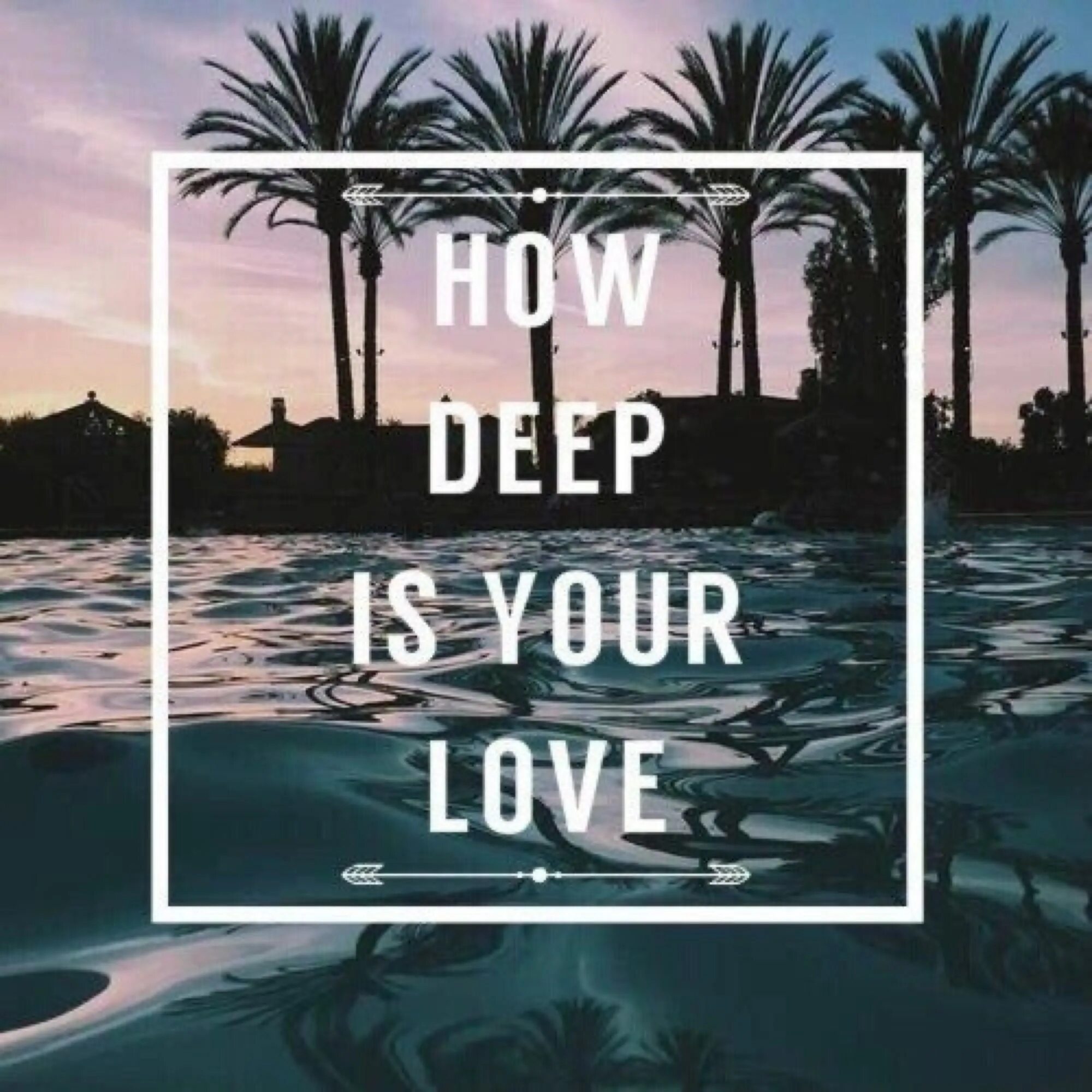 How Deep. How Deep is Love. Песня how Deep is your Love. Calvin Harris & Disciples.