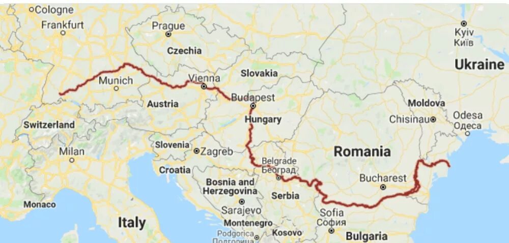 Где берет начало река дунай. Дунай на карте Румынии. Река Дунай на карте. Река Дунай на карте Украины. Р Дунай на карте Европы.