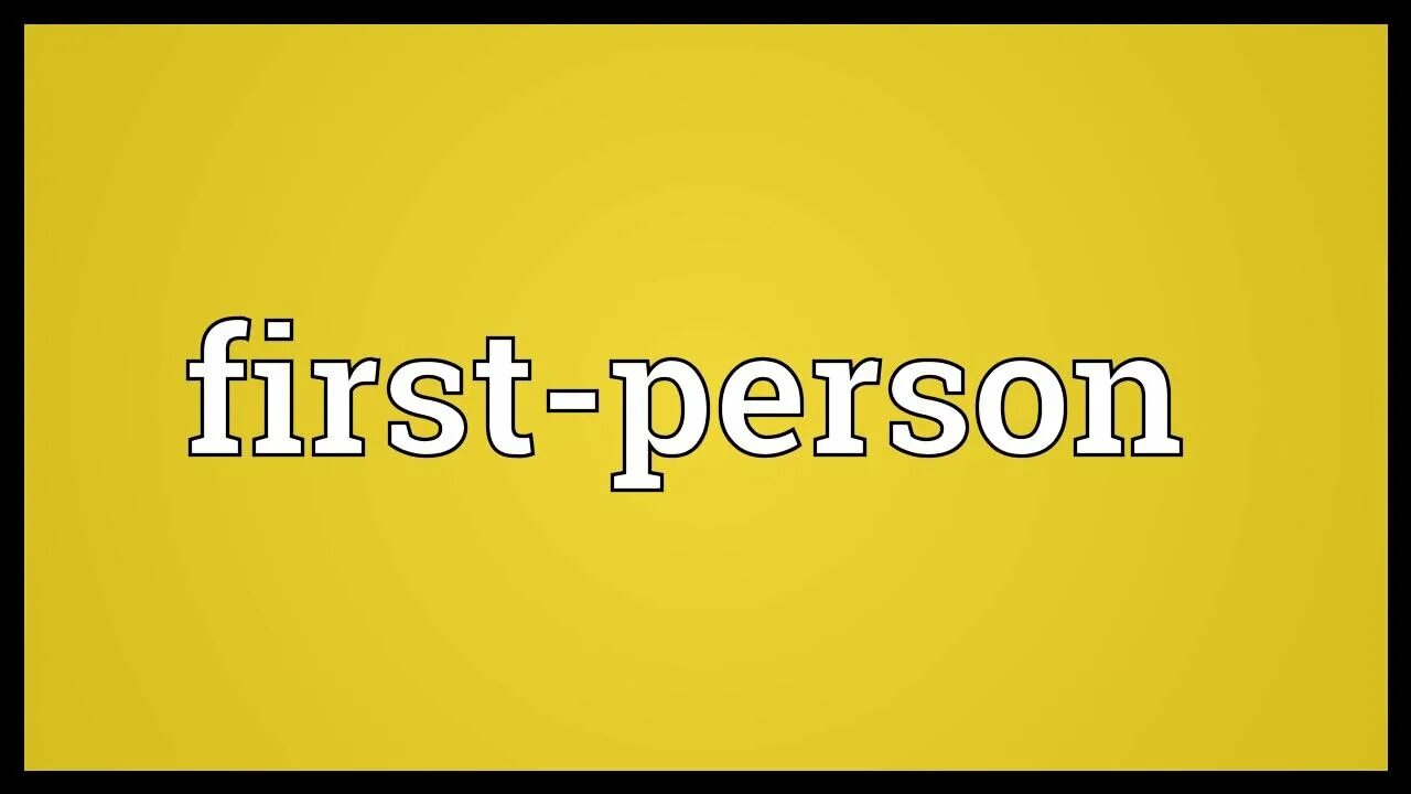 Second person